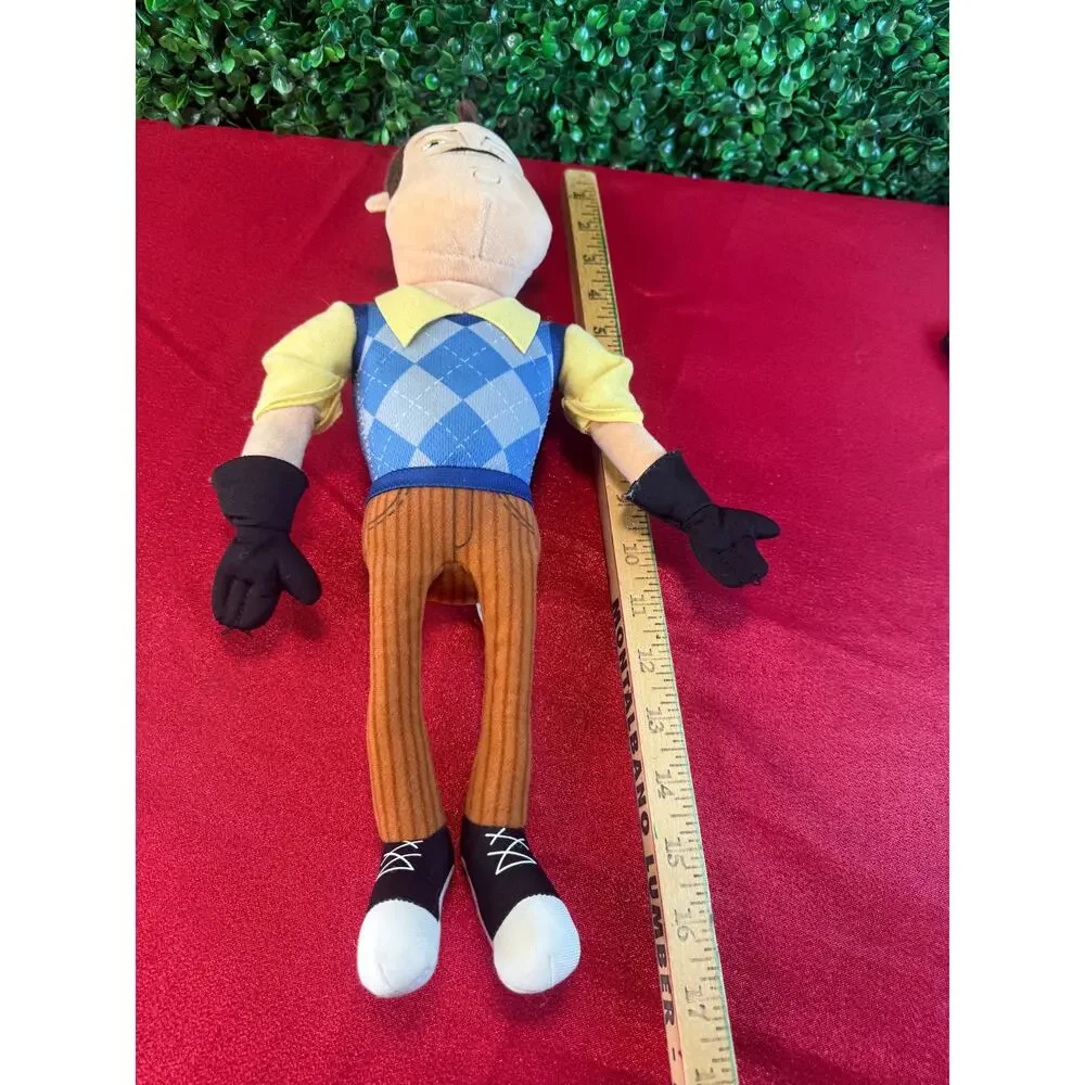 Hello Neighbor Mr Peterson Plush Toy Kid Friendly Horror Game Gift HTF